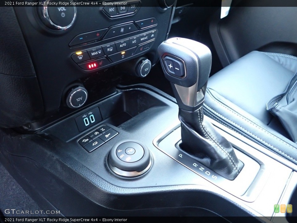 Ebony Interior Transmission for the 2021 Ford Ranger XLT Rocky Ridge SuperCrew 4x4 #143632217