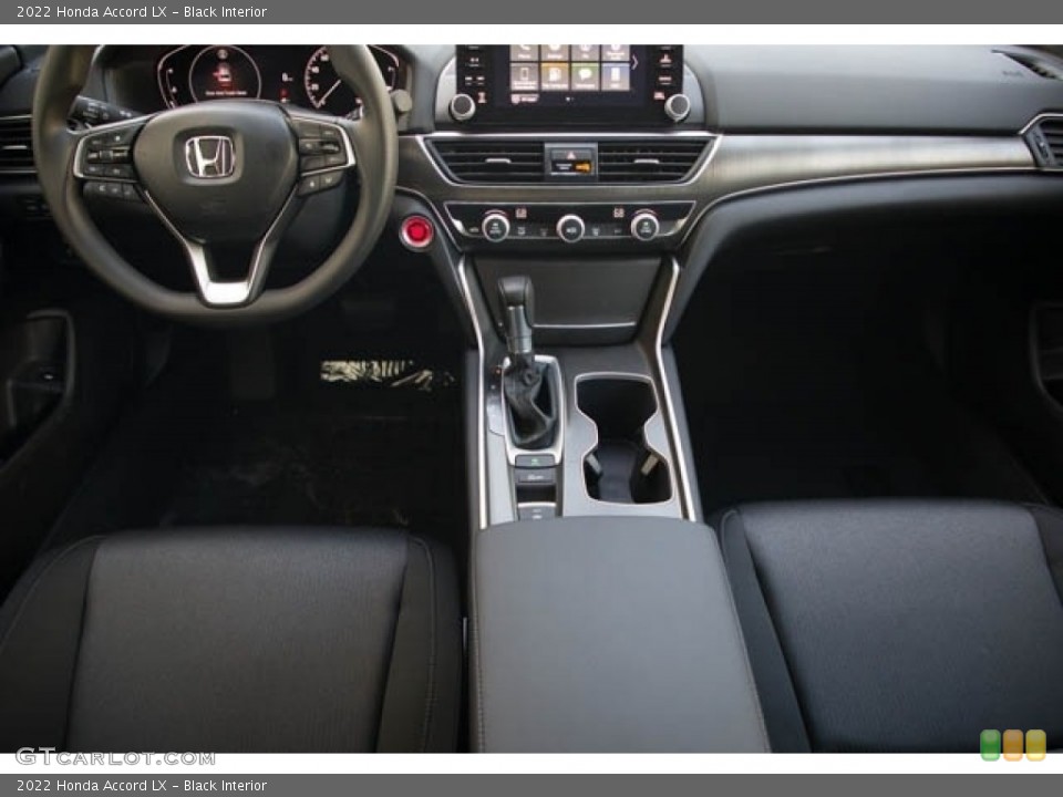 Black Interior Dashboard for the 2022 Honda Accord LX #143633462