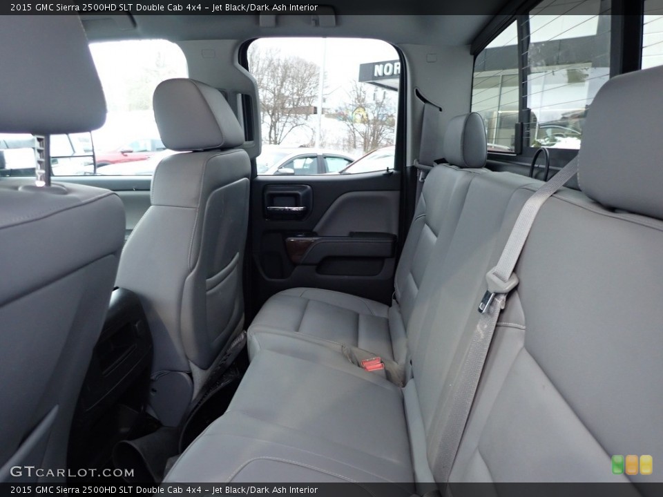 Jet Black/Dark Ash Interior Rear Seat for the 2015 GMC Sierra 2500HD SLT Double Cab 4x4 #143636594