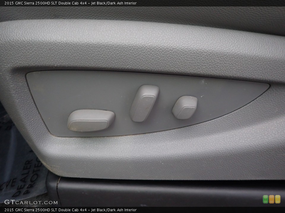 Jet Black/Dark Ash Interior Controls for the 2015 GMC Sierra 2500HD SLT Double Cab 4x4 #143636840