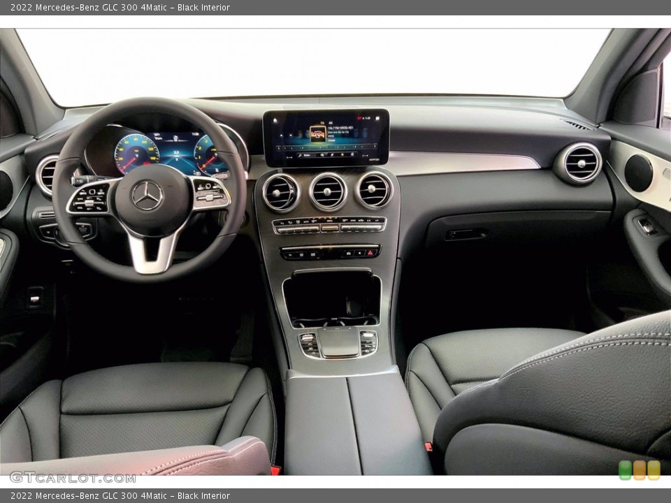 Black Interior Dashboard for the 2022 Mercedes-Benz GLC 300 4Matic #143636861