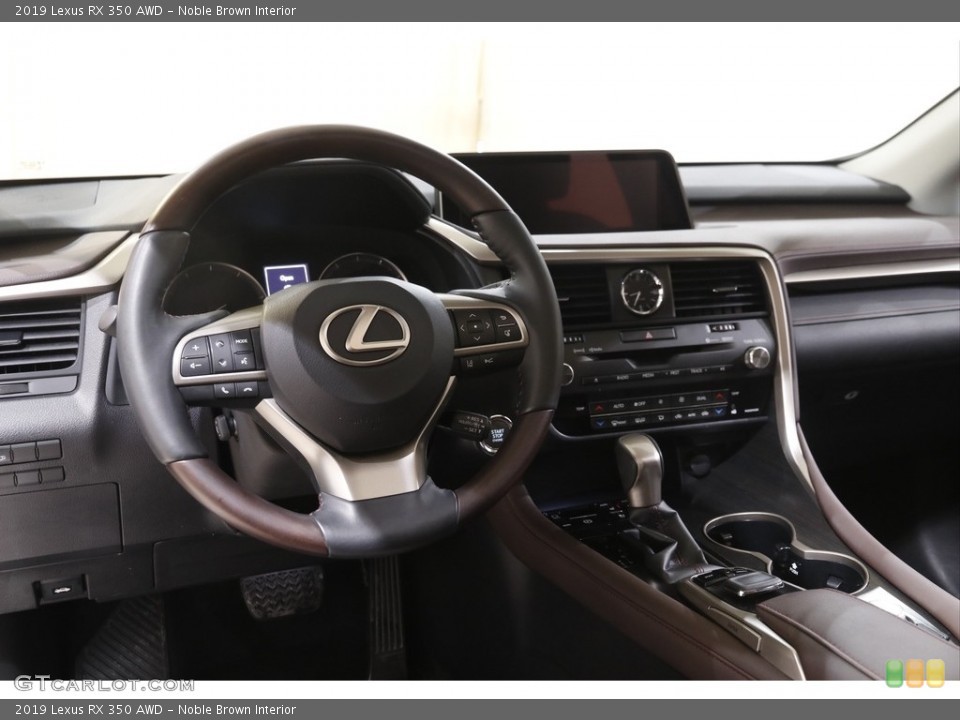 Noble Brown Interior Dashboard for the 2019 Lexus RX 350 AWD #143636963