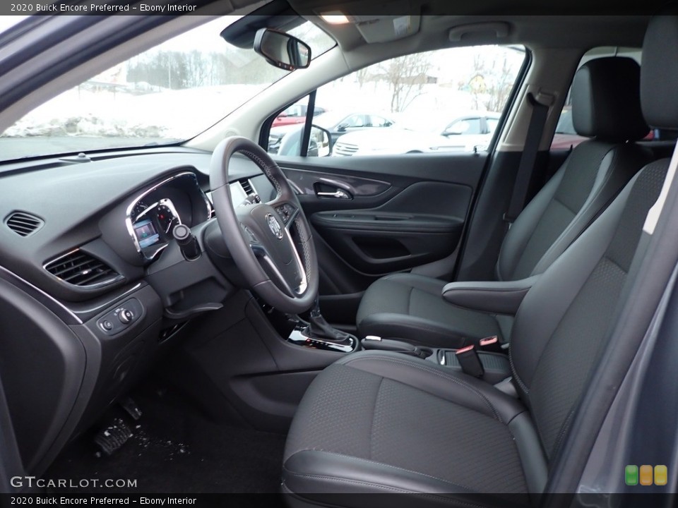 Ebony Interior Front Seat for the 2020 Buick Encore Preferred #143637329