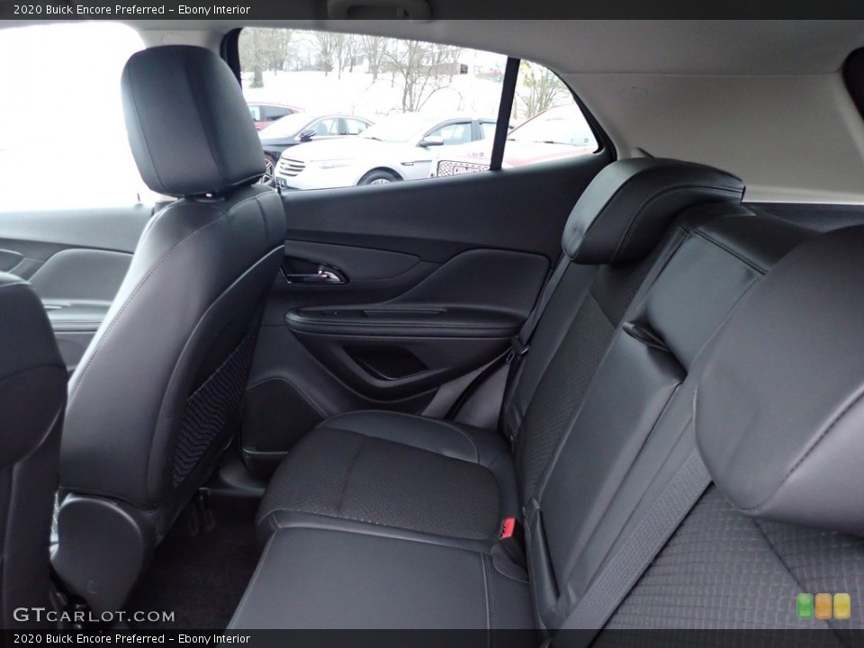 Ebony Interior Rear Seat for the 2020 Buick Encore Preferred #143637353