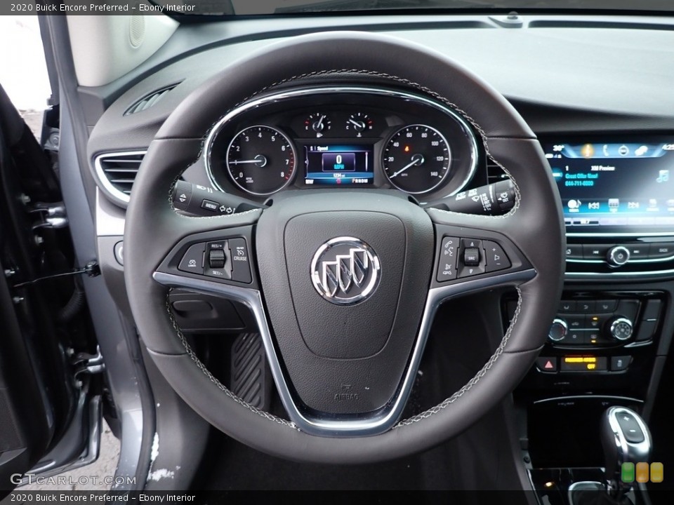 Ebony Interior Steering Wheel for the 2020 Buick Encore Preferred #143637446
