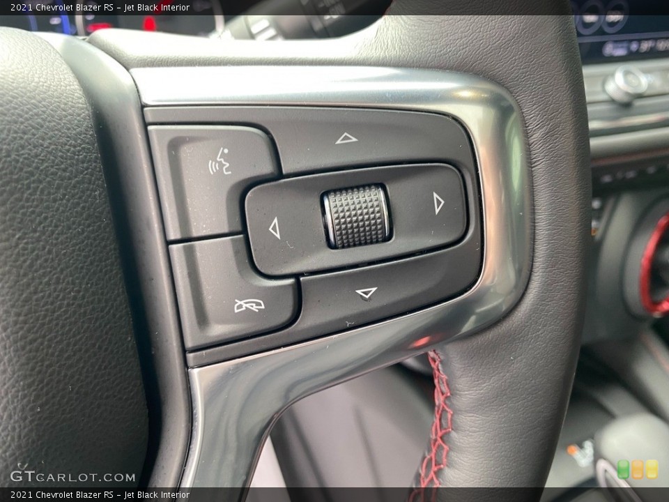 Jet Black Interior Steering Wheel for the 2021 Chevrolet Blazer RS #143638400