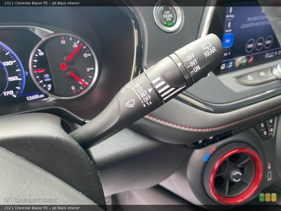 Jet Black Interior Controls for the 2021 Chevrolet Blazer RS #143638439