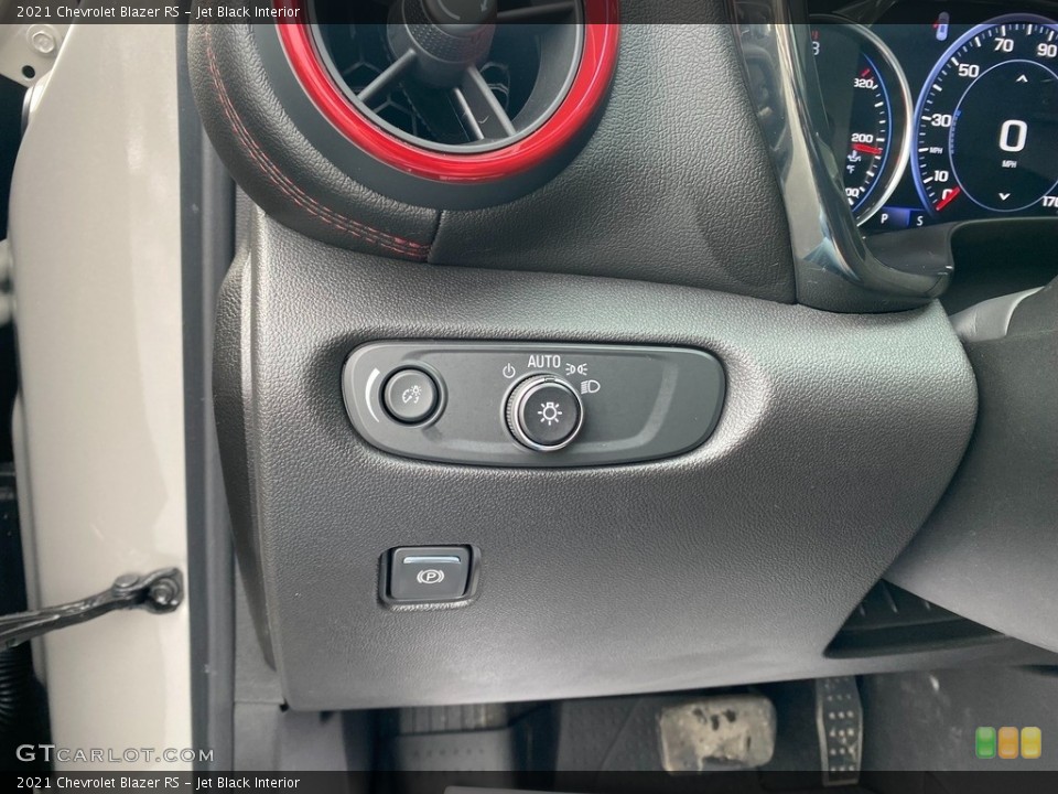 Jet Black Interior Controls for the 2021 Chevrolet Blazer RS #143638460