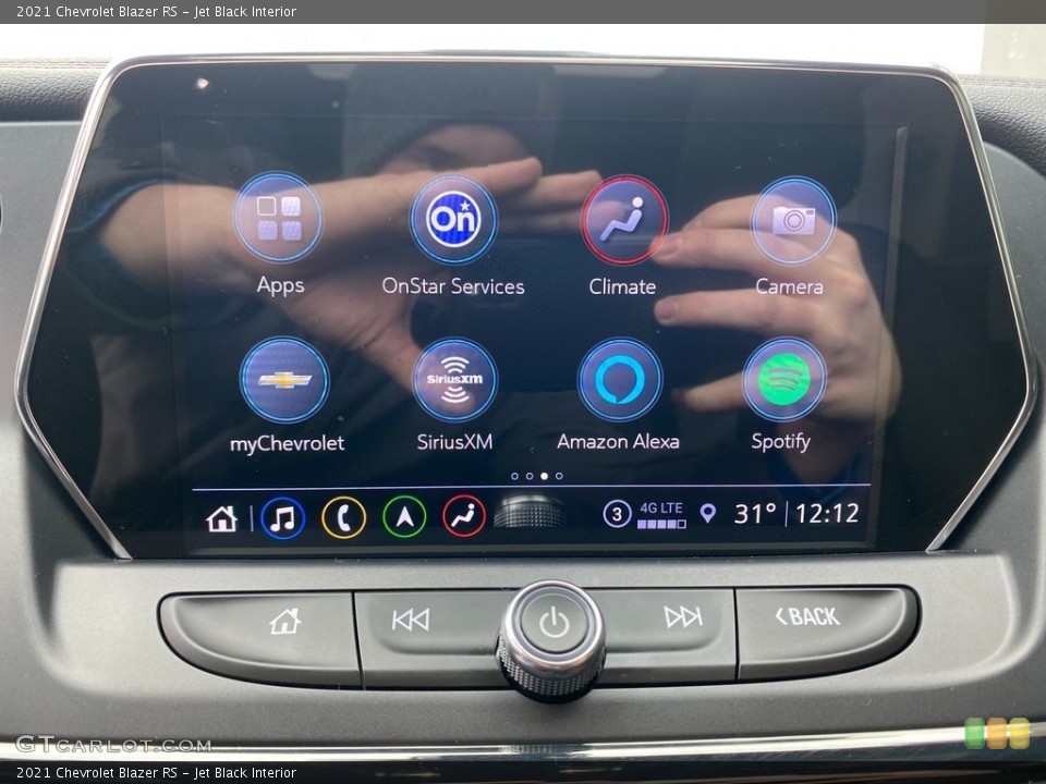 Jet Black Interior Controls for the 2021 Chevrolet Blazer RS #143638574