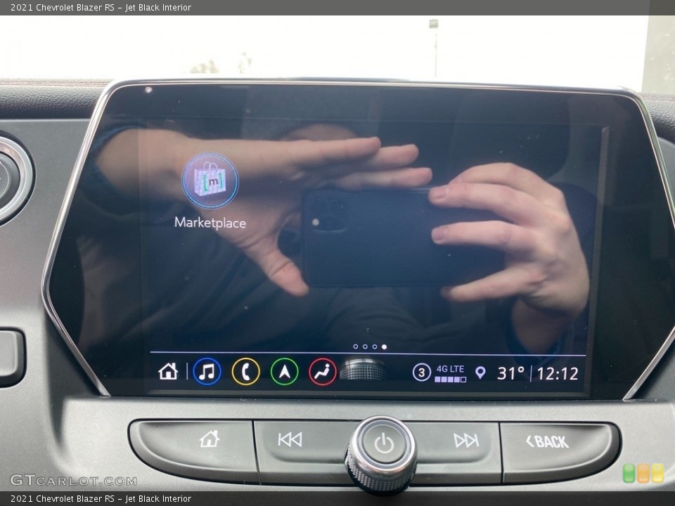Jet Black Interior Controls for the 2021 Chevrolet Blazer RS #143638589