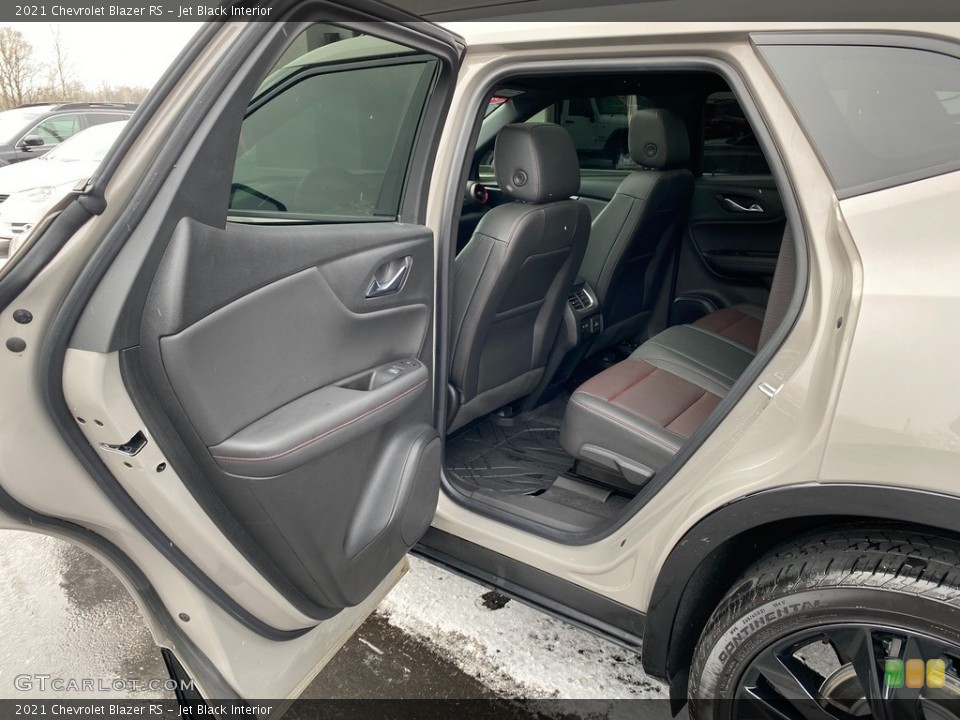 Jet Black Interior Rear Seat for the 2021 Chevrolet Blazer RS #143638757