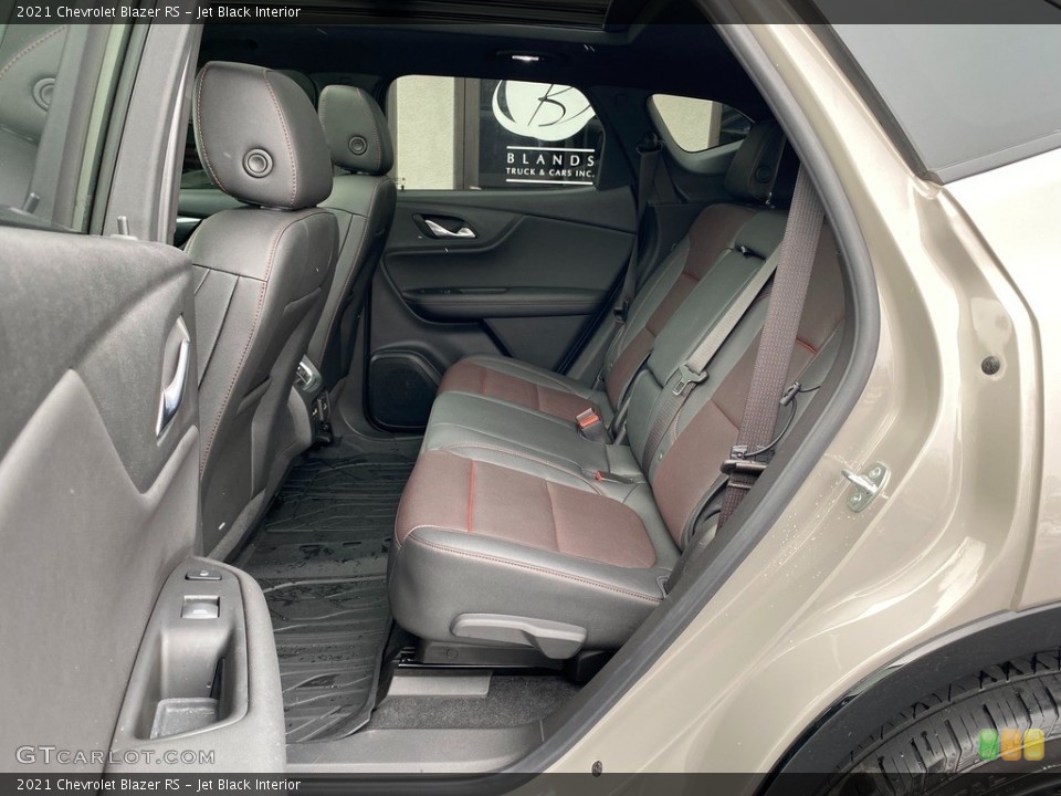 Jet Black Interior Rear Seat for the 2021 Chevrolet Blazer RS #143638793
