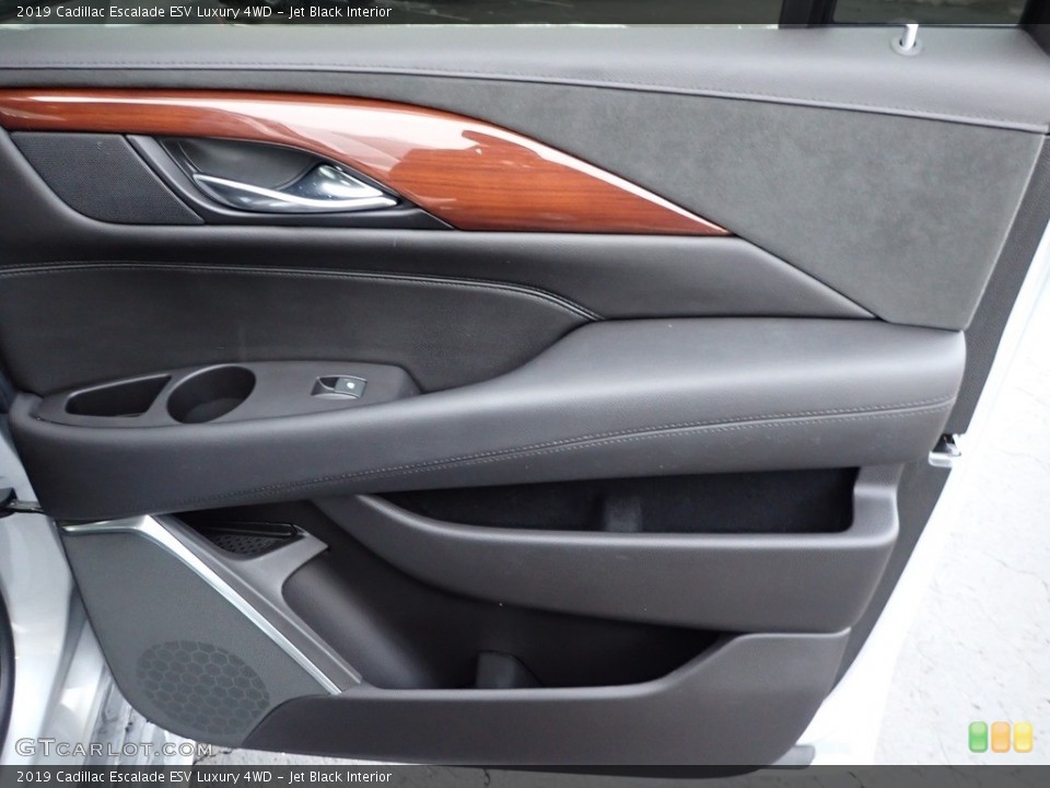 Jet Black Interior Door Panel for the 2019 Cadillac Escalade ESV Luxury 4WD #143638949