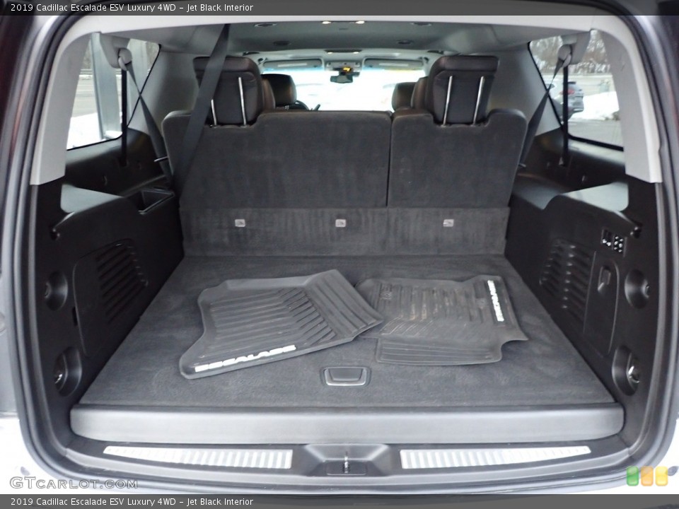 Jet Black Interior Trunk for the 2019 Cadillac Escalade ESV Luxury 4WD #143639006