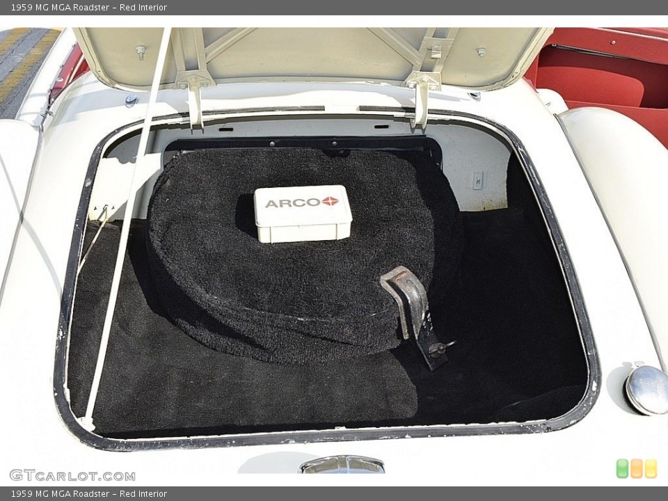 Red Interior Trunk for the 1959 MG MGA Roadster #143642122