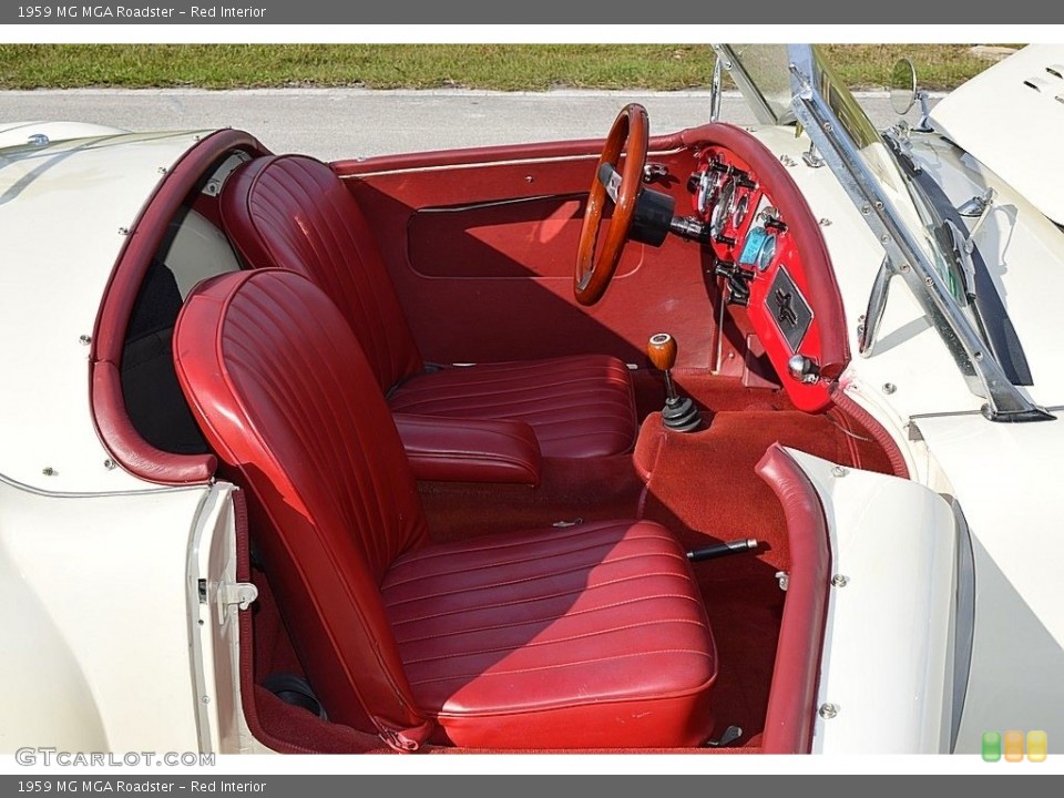 Red Interior Photo for the 1959 MG MGA Roadster #143642164
