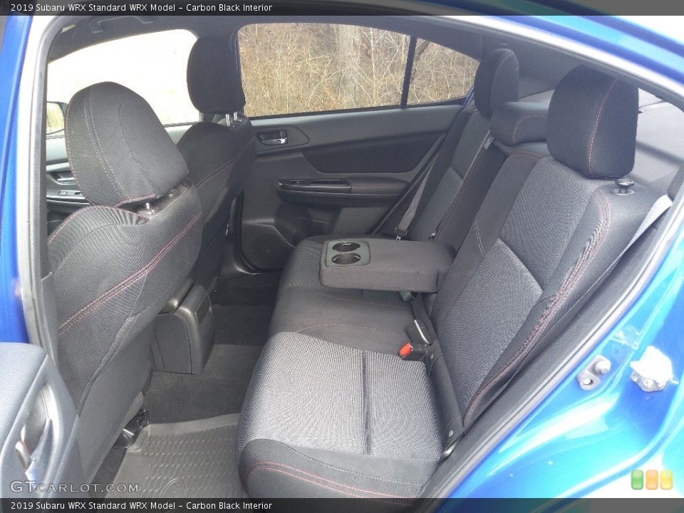 Carbon Black Interior Rear Seat for the 2019 Subaru WRX  #143643208