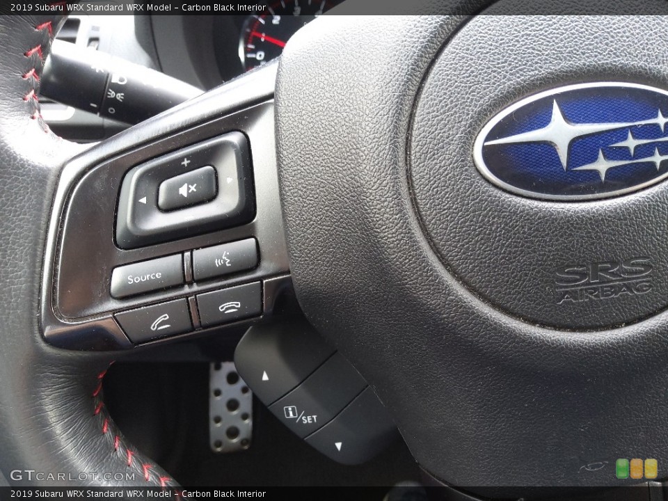 Carbon Black Interior Steering Wheel for the 2019 Subaru WRX  #143643349