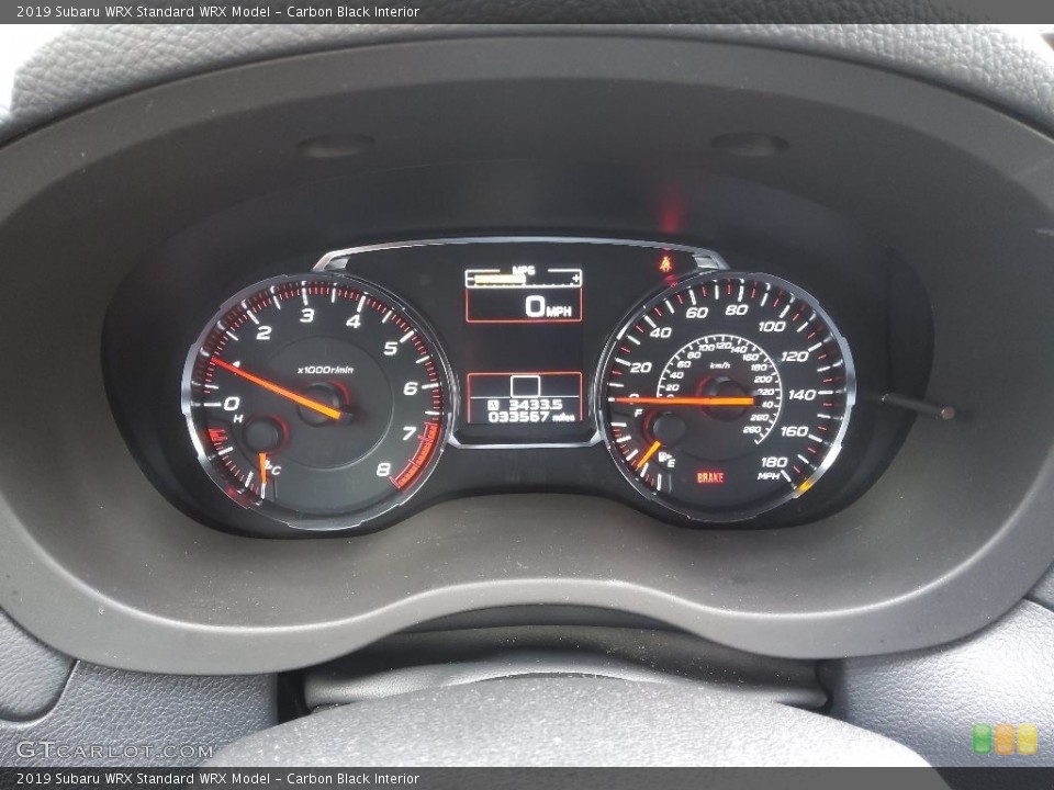 Carbon Black Interior Gauges for the 2019 Subaru WRX  #143643403