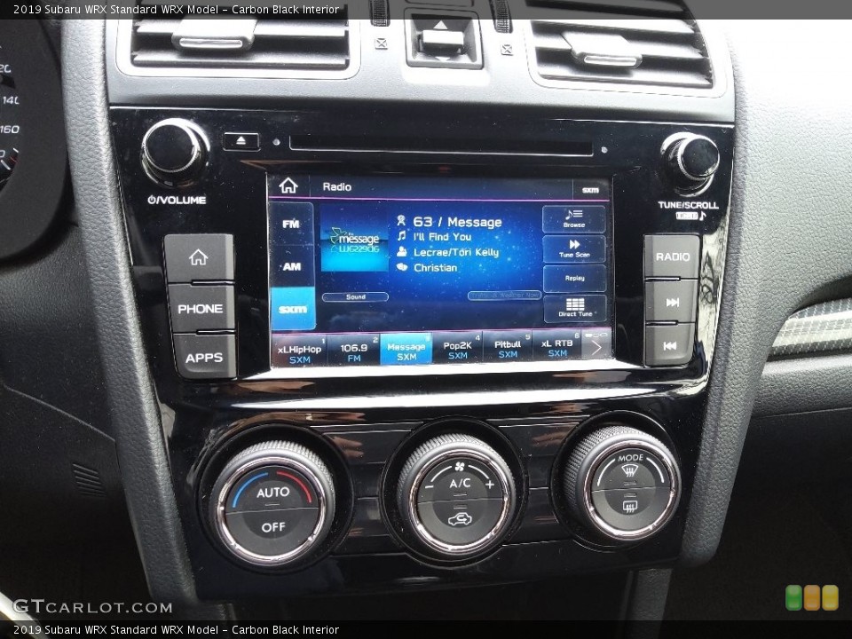 Carbon Black Interior Controls for the 2019 Subaru WRX  #143643478