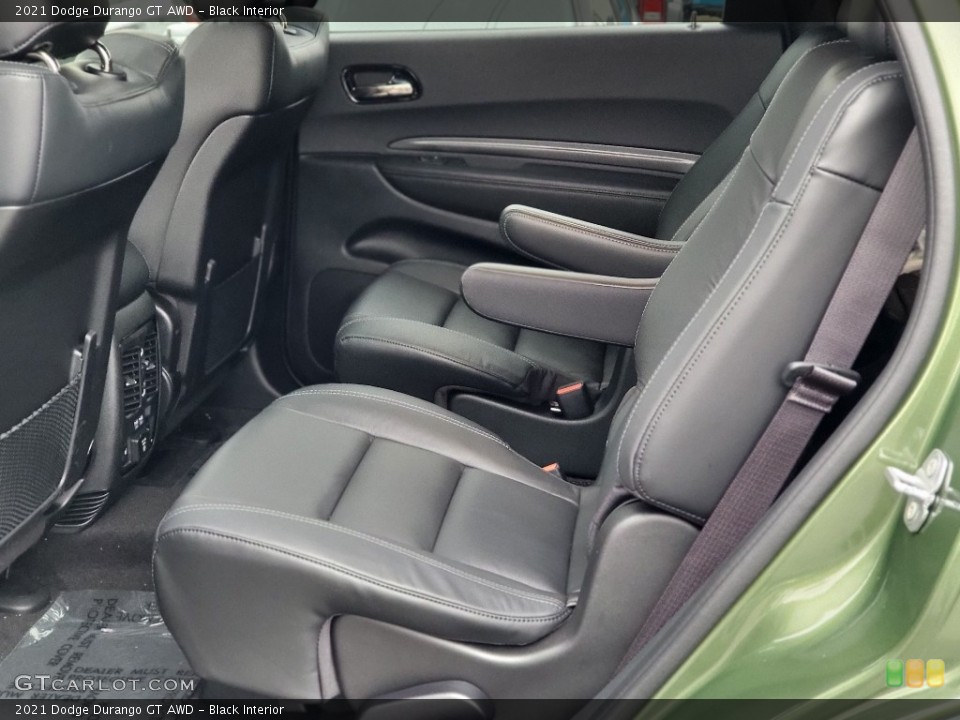 Black Interior Rear Seat for the 2021 Dodge Durango GT AWD #143644355