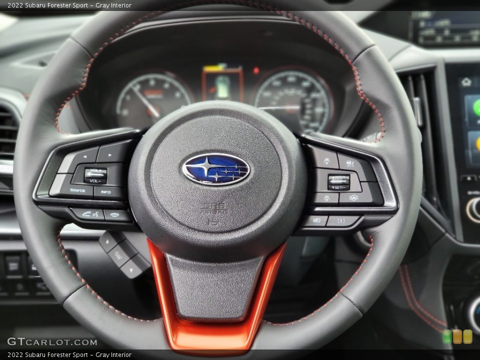 Gray Interior Steering Wheel for the 2022 Subaru Forester Sport #143644819