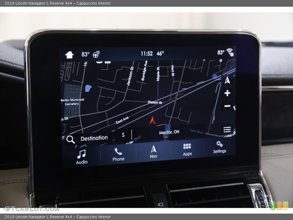 Cappuccino Interior Navigation for the 2019 Lincoln Navigator L Reserve 4x4 #143645539