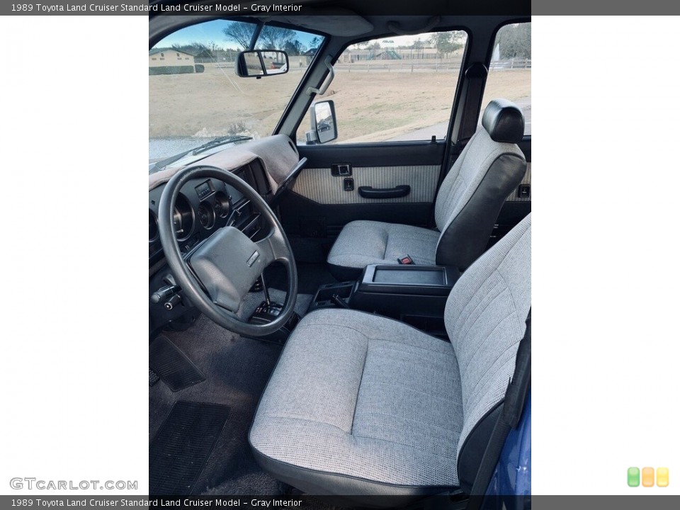 Gray Interior Photo for the 1989 Toyota Land Cruiser  #143646211