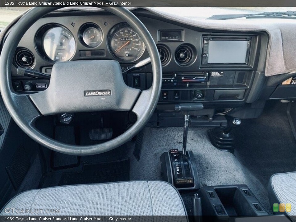 Gray Interior Dashboard for the 1989 Toyota Land Cruiser  #143646220