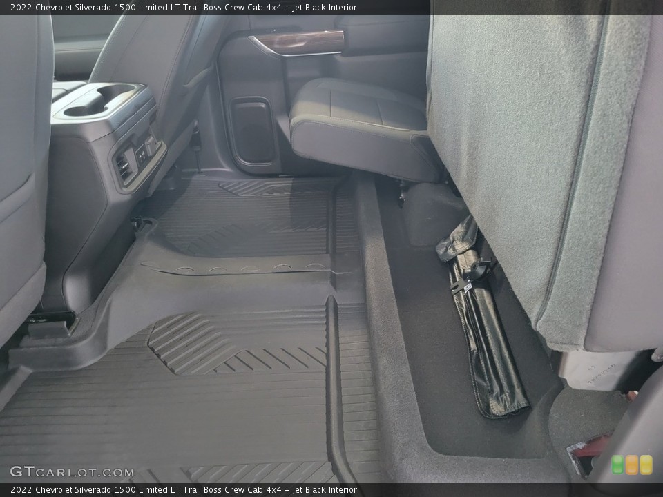 Jet Black Interior Rear Seat for the 2022 Chevrolet Silverado 1500 Limited LT Trail Boss Crew Cab 4x4 #143650230