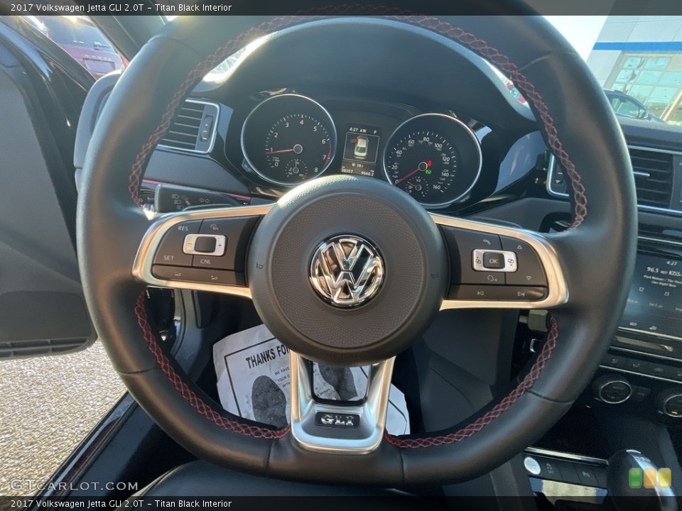 Titan Black Interior Steering Wheel for the 2017 Volkswagen Jetta GLI 2.0T #143650344
