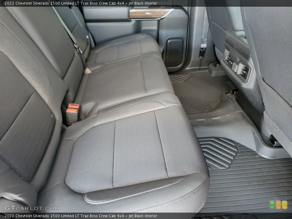 Jet Black Interior Rear Seat for the 2022 Chevrolet Silverado 1500 Limited LT Trail Boss Crew Cab 4x4 #143650368