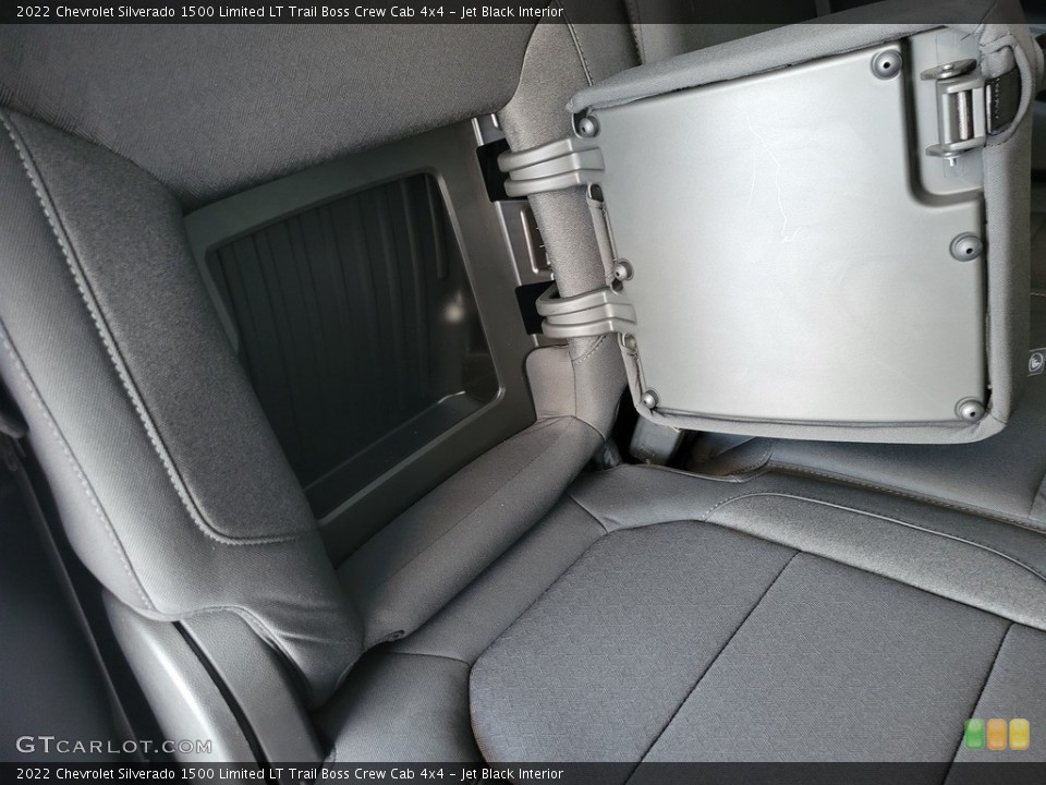 Jet Black Interior Rear Seat for the 2022 Chevrolet Silverado 1500 Limited LT Trail Boss Crew Cab 4x4 #143650398