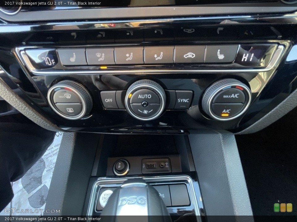 Titan Black Interior Controls for the 2017 Volkswagen Jetta GLI 2.0T #143650461