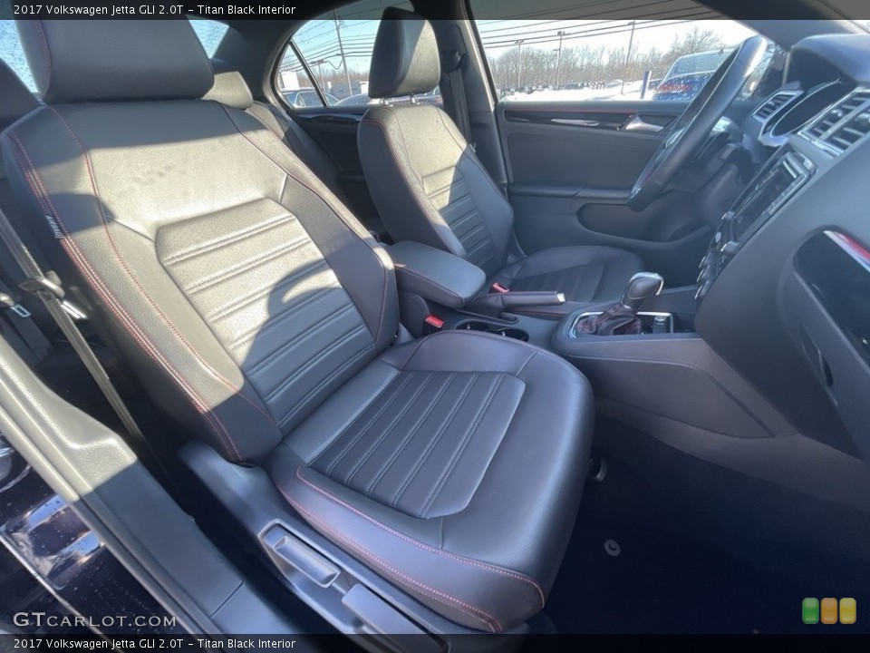 Titan Black Interior Front Seat for the 2017 Volkswagen Jetta GLI 2.0T #143650569