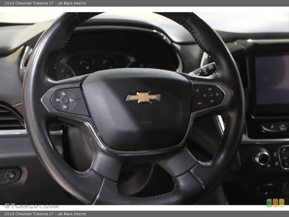 Jet Black Interior Steering Wheel for the 2019 Chevrolet Traverse LT #143651763