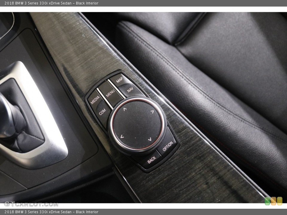 Black Interior Controls for the 2018 BMW 3 Series 330i xDrive Sedan #143652528