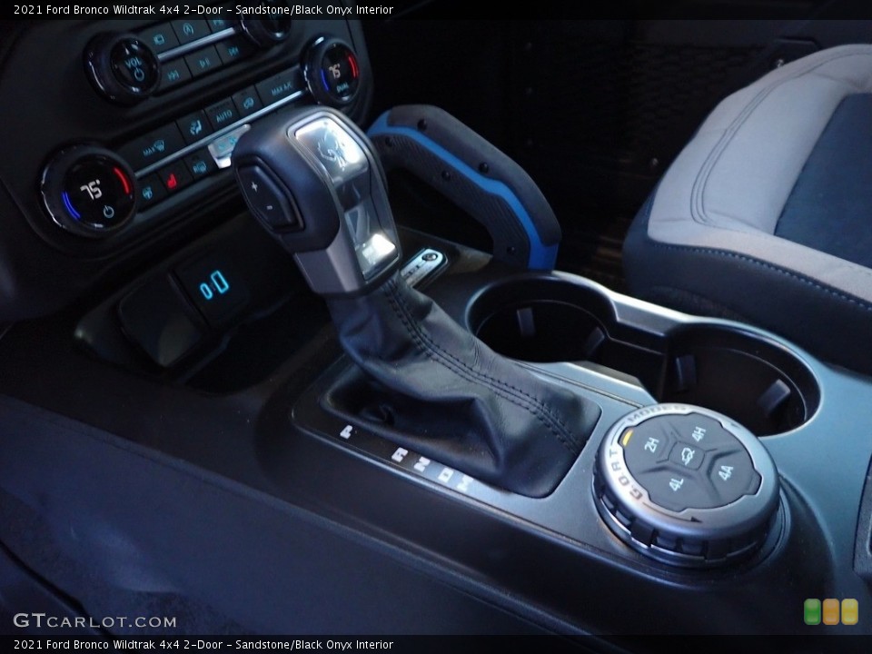 Sandstone/Black Onyx Interior Transmission for the 2021 Ford Bronco Wildtrak 4x4 2-Door #143652903