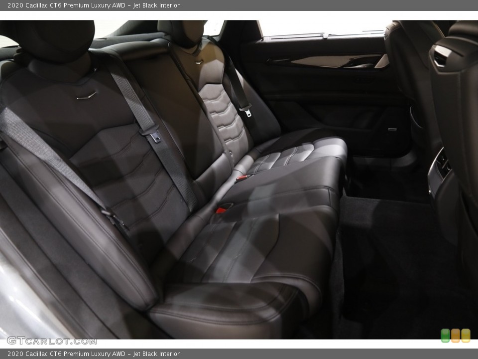 Jet Black Interior Rear Seat for the 2020 Cadillac CT6 Premium Luxury AWD #143653383