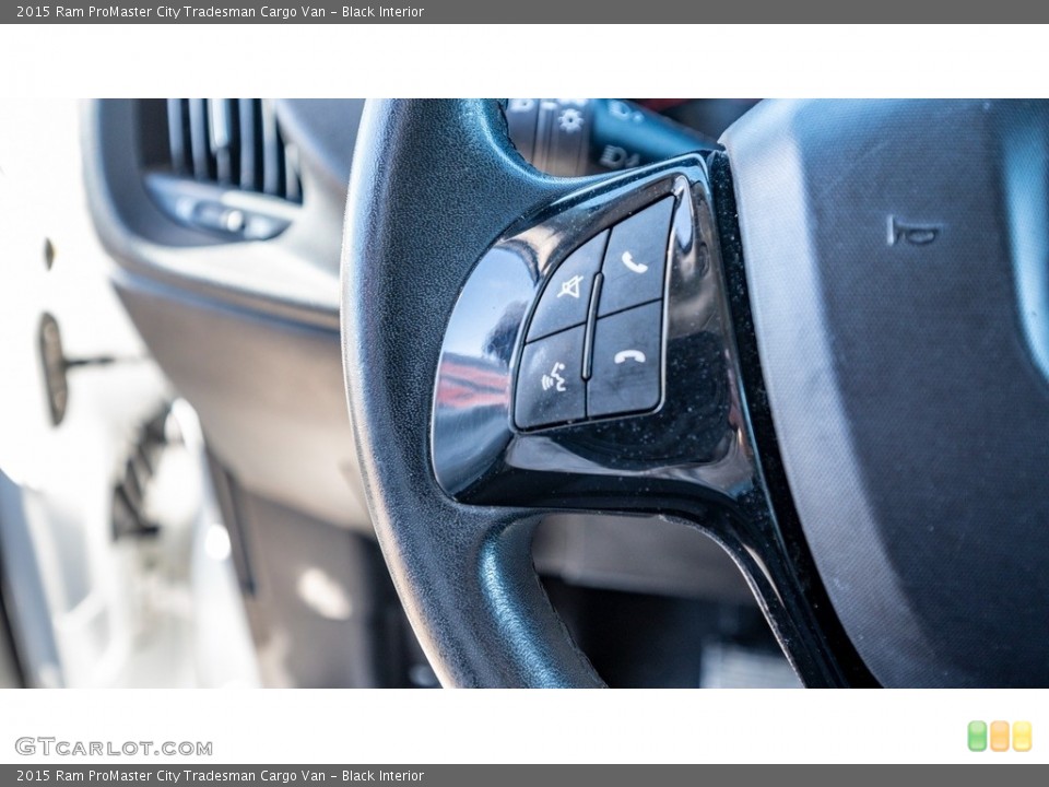 Black Interior Steering Wheel for the 2015 Ram ProMaster City Tradesman Cargo Van #143653506