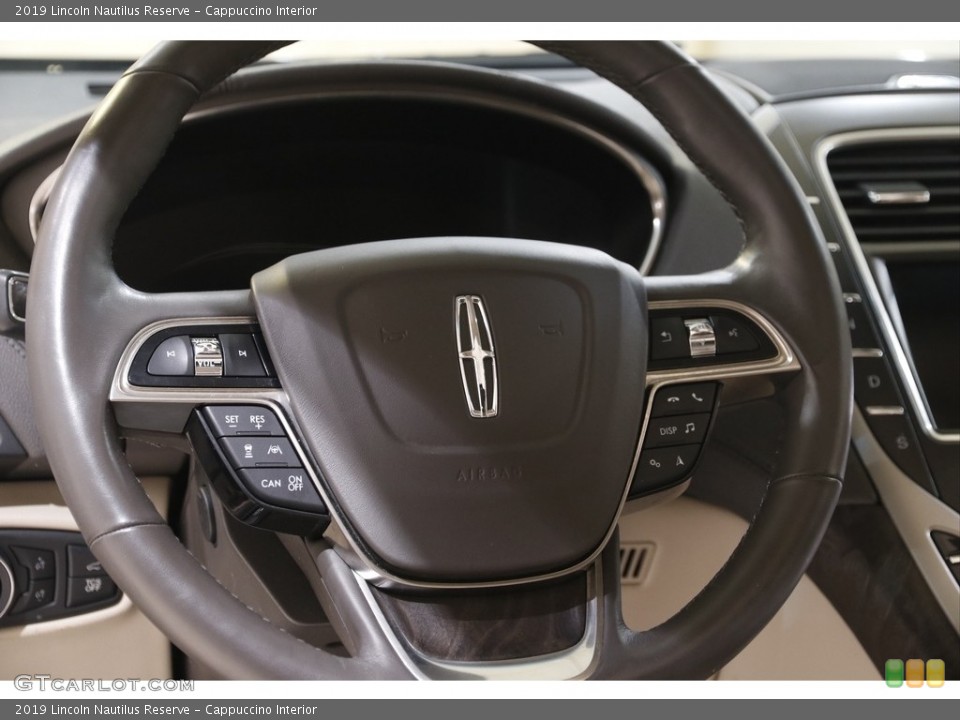 Cappuccino Interior Steering Wheel for the 2019 Lincoln Nautilus Reserve #143653551