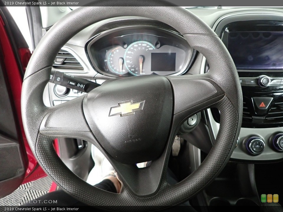 Jet Black Interior Steering Wheel for the 2019 Chevrolet Spark LS #143659011