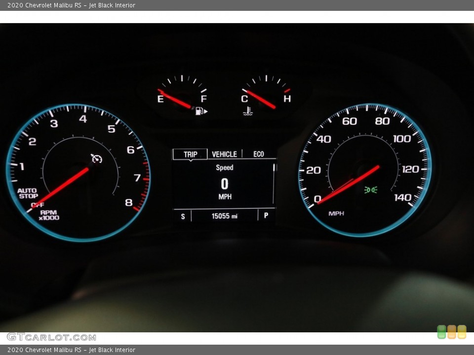 Jet Black Interior Gauges for the 2020 Chevrolet Malibu RS #143659779