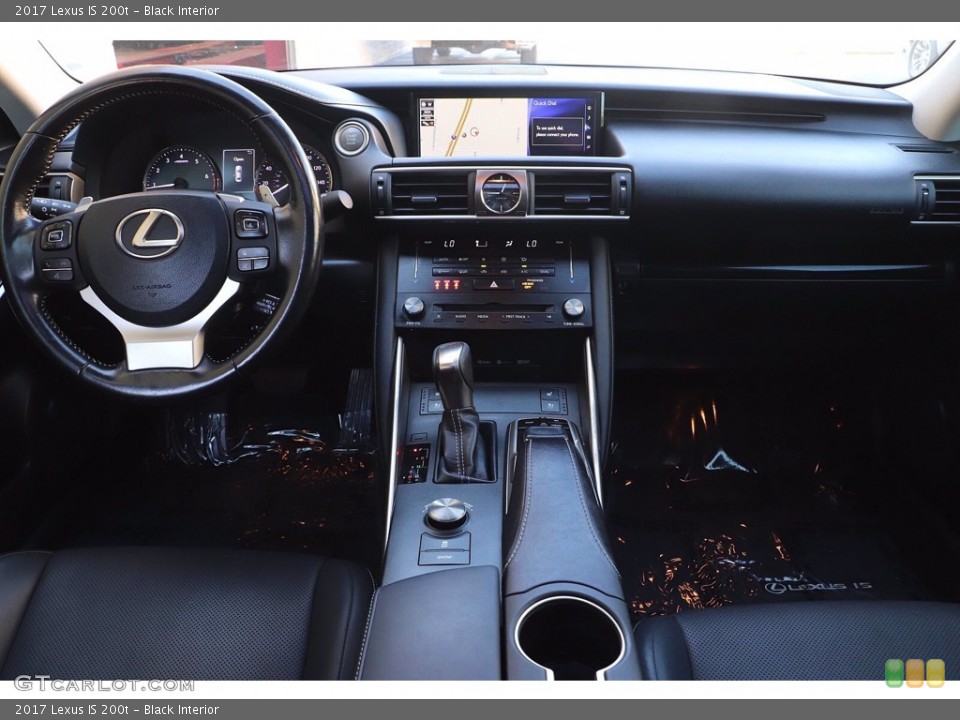 Black Interior Dashboard for the 2017 Lexus IS 200t #143659818