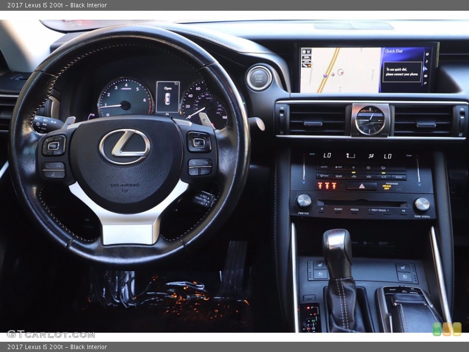 Black Interior Controls for the 2017 Lexus IS 200t #143659845