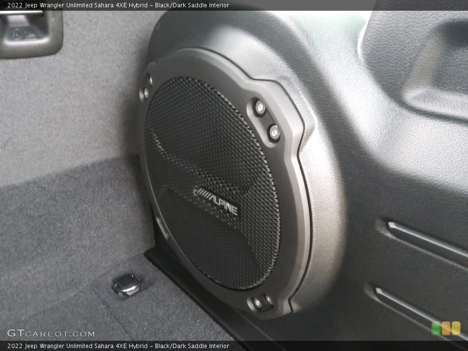 Black/Dark Saddle Interior Audio System for the 2022 Jeep Wrangler Unlimited Sahara 4XE Hybrid #143659956