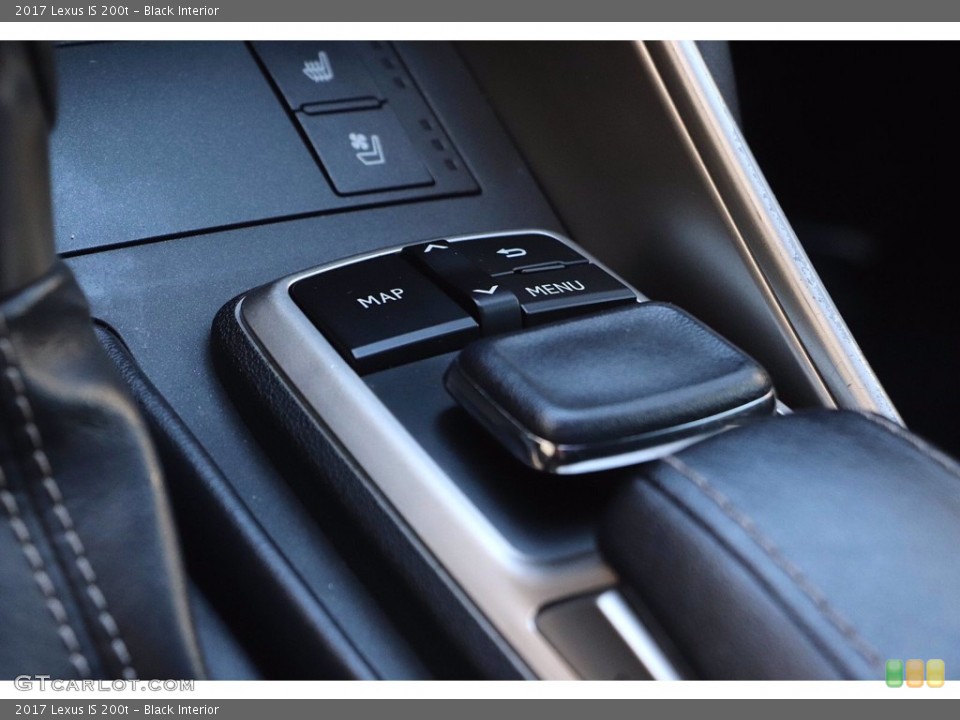 Black Interior Controls for the 2017 Lexus IS 200t #143660103