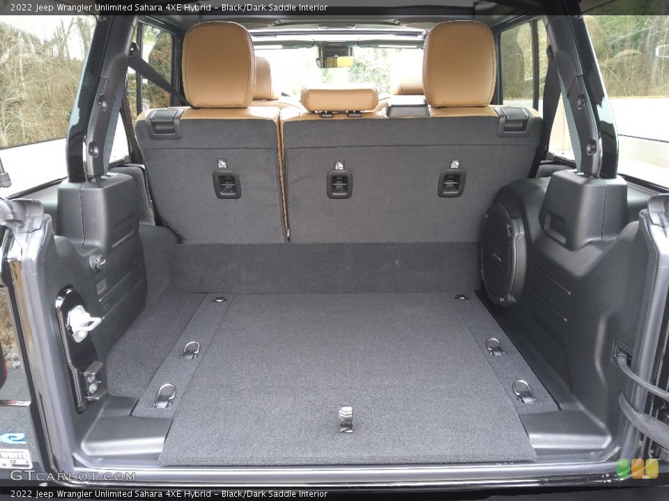 Black/Dark Saddle Interior Trunk for the 2022 Jeep Wrangler Unlimited Sahara 4XE Hybrid #143660124