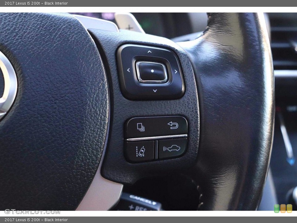 Black Interior Steering Wheel for the 2017 Lexus IS 200t #143660211