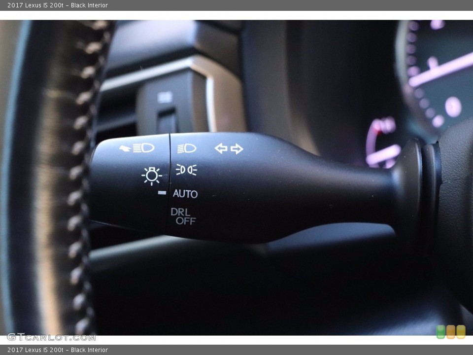 Black Interior Controls for the 2017 Lexus IS 200t #143660265